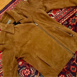 Athleta Brown Faux Suede Jacket